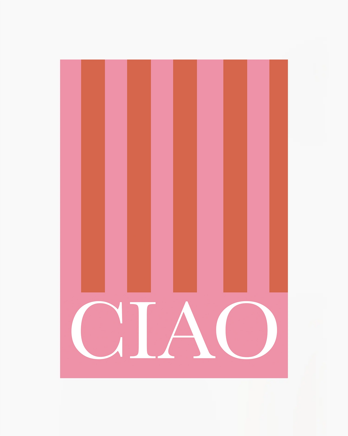 Ciao Ränder Poster