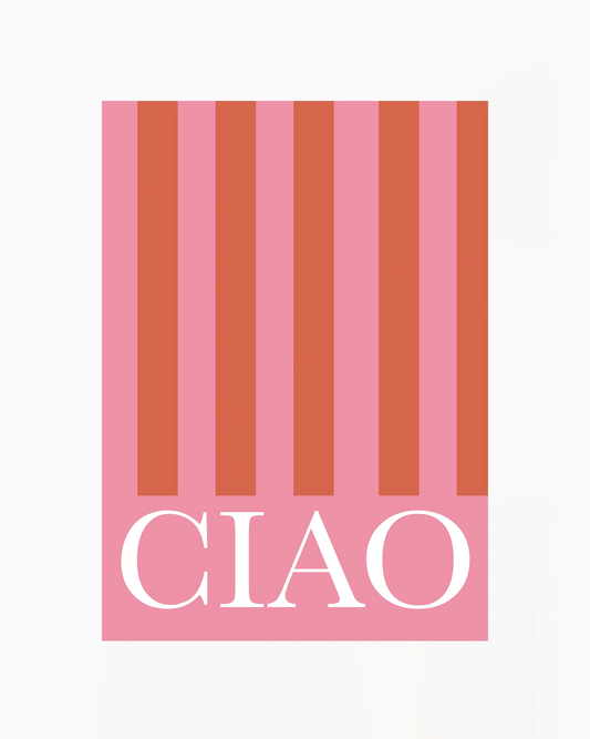 Ciao Ränder Poster