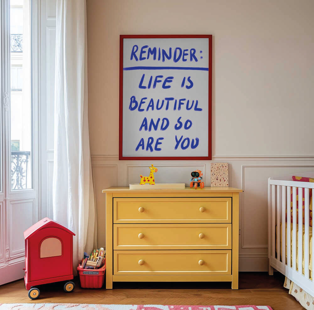 Vacker Påminnelse Poster